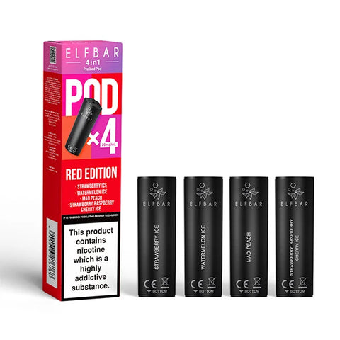ELFBAR 4-in-1 Prefilled Pods - 4 Pack  Juicemate
