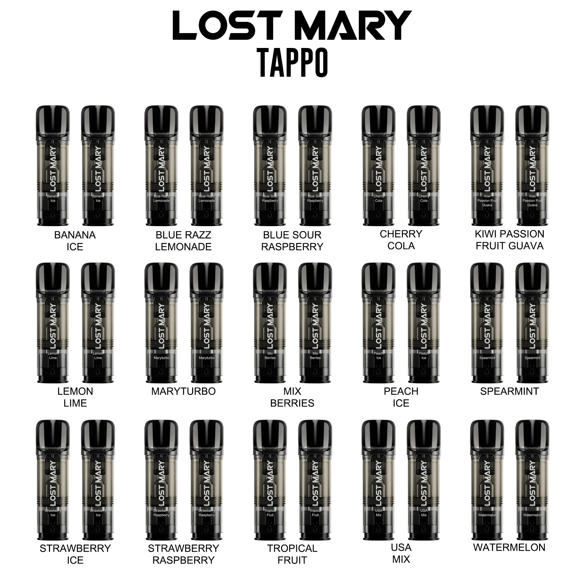 Elf Bar & Lost Mary Tappo Pre-filled Pods Juicemate Elf Bar & Lost Mary Tappo Pre-filled Pods Juicemate